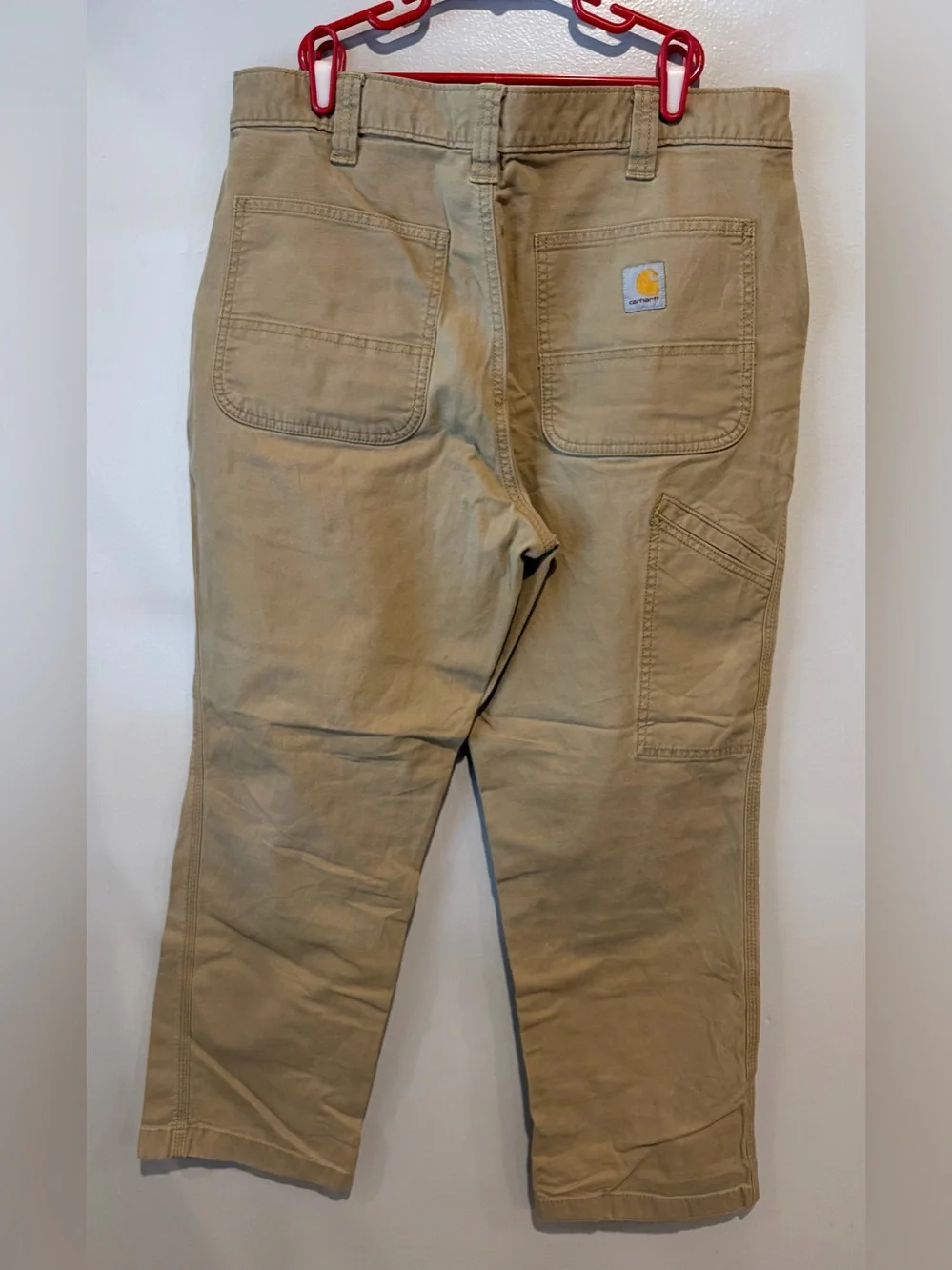 Carhartt Rugged Flex Relaxed Fit Pants Mens 35x30 True 29” Khaki 102291 253 Tan